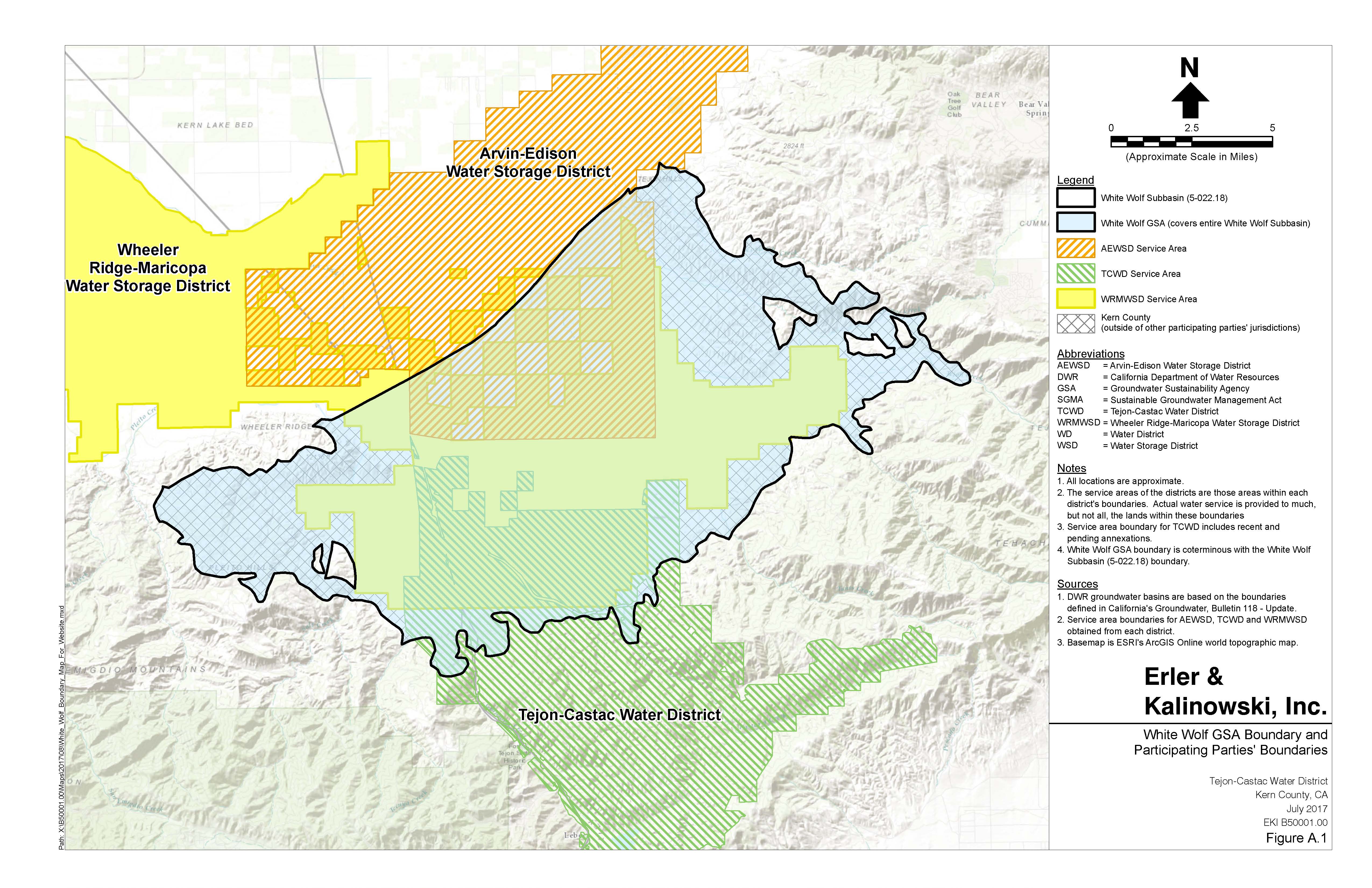 White Wolf Groundwater Sustainability Agency – White Wolf GSA includes ...